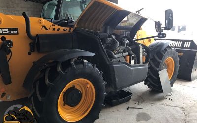 TAGLIANDO JCB 535/95 IN CANTIERE