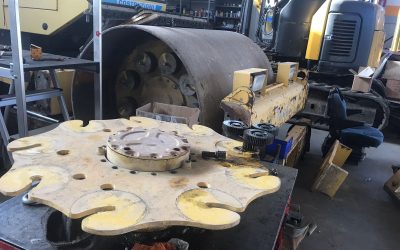 Revisione motore idraulico di traslazione rulli bomag
